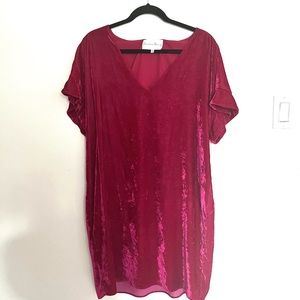Charles Henry Fuschia shift dress size XL